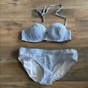 J crew seersucker swimsuit